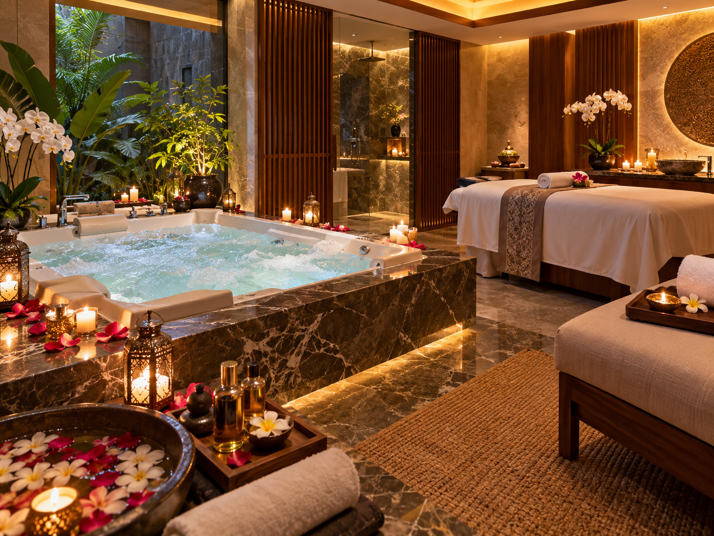 Flora Thai Spa serene treatment suite